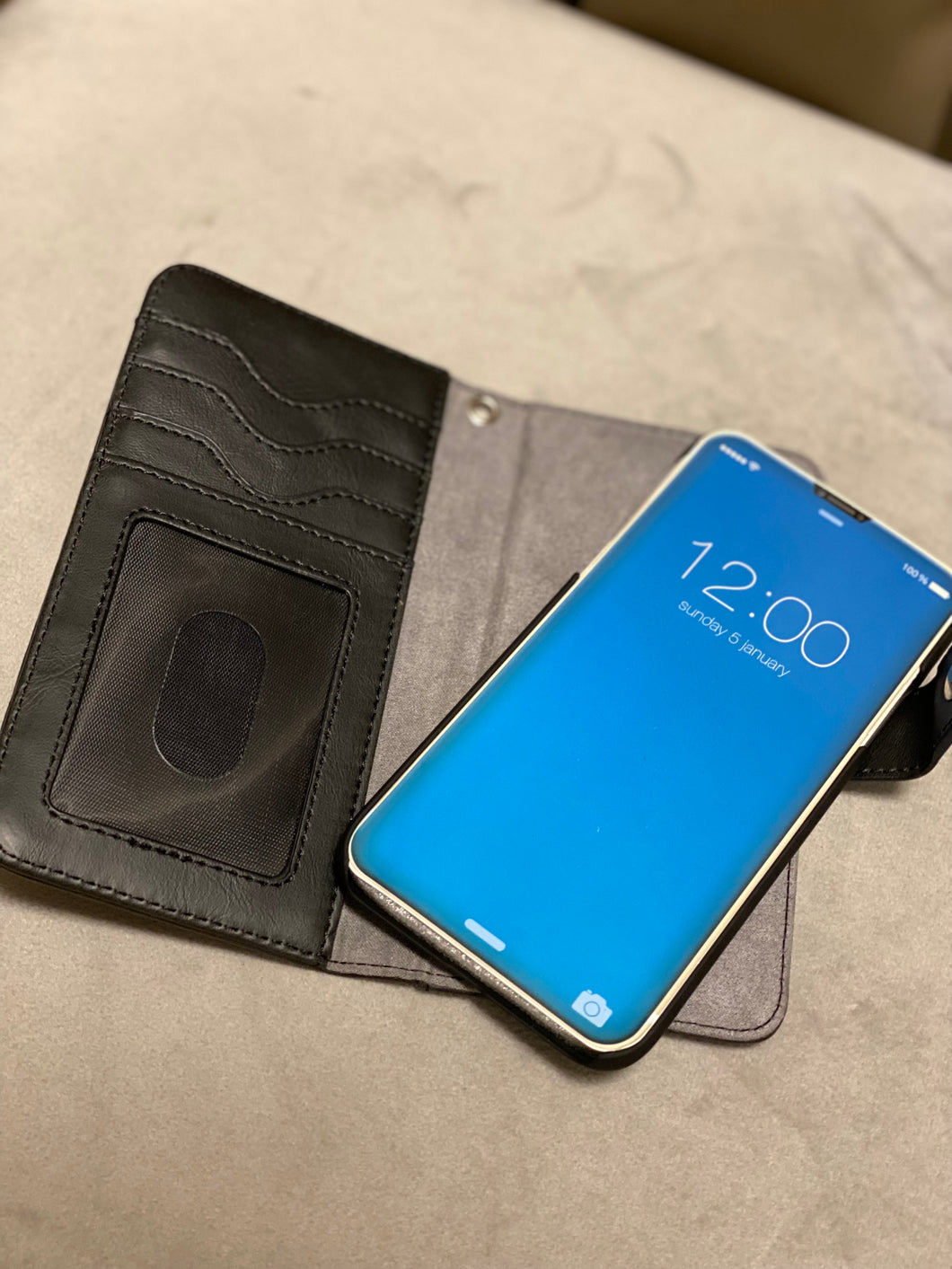 Mobilskal med plånbok till Iphone X