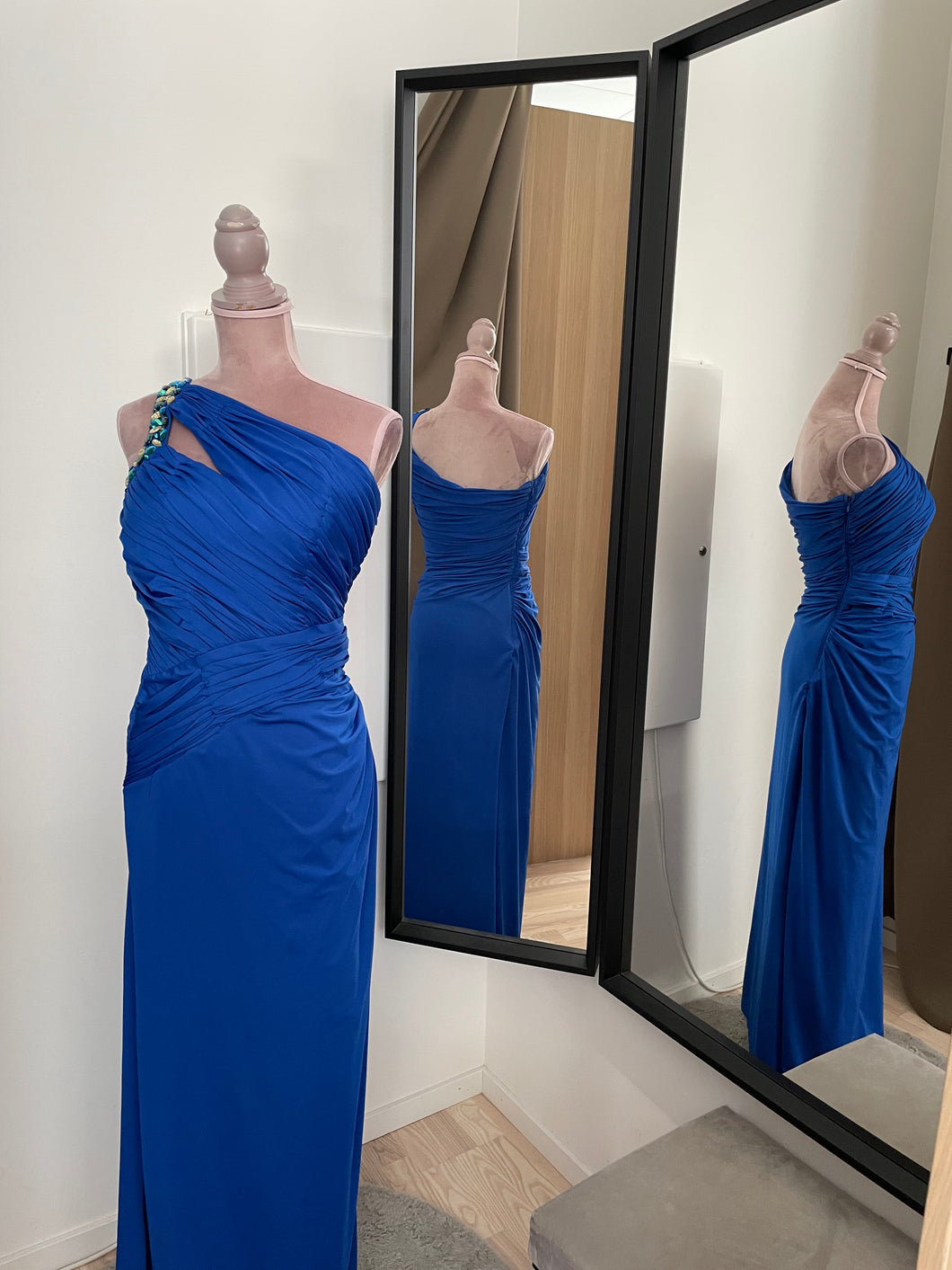 Dam klänning blå Quiz storlek 40